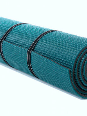 Exercise mat, isolated over white background